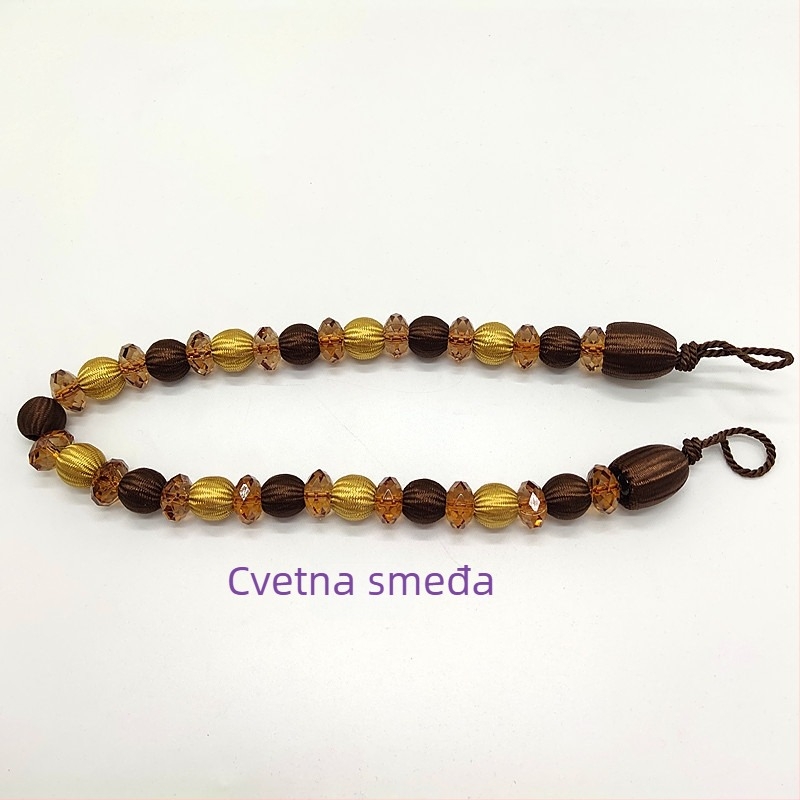Zavjesni pojas s akrilnim perlicama, moderan stil, materijal kemijska vlakna, Hongteng Jewelry