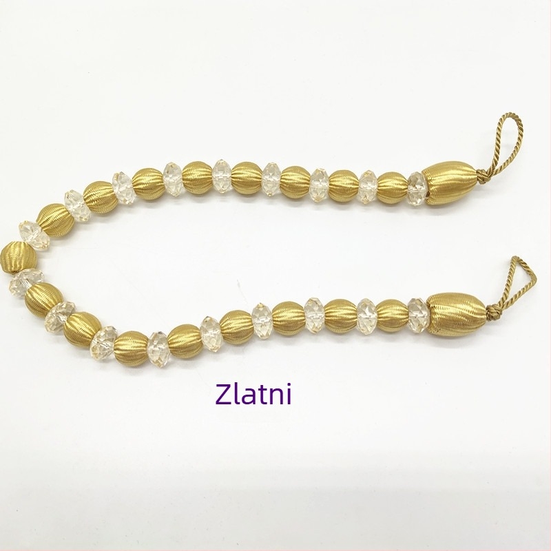 Zavjesni pojas s akrilnim perlicama, moderan stil, materijal kemijska vlakna, Hongteng Jewelry