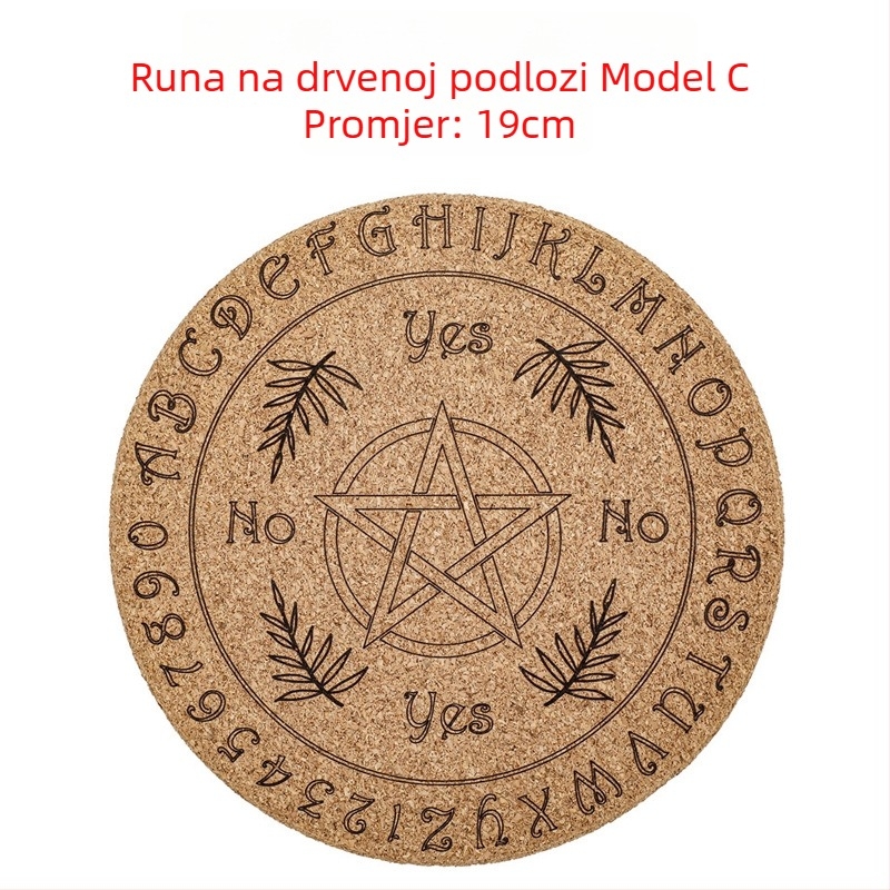 Prirodni kristalni set s ružičastim kvarcom, mjesečnim kamenom, ametistom i agatom – severne europske runa kamene s runskim simbolima, savršen poklon za rođendan