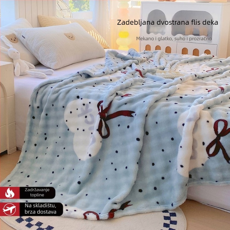 Plišana deka od bubble velveta s geometrijskim, crtanim i cvjetnim uzorcima – pogodna za sve sezone