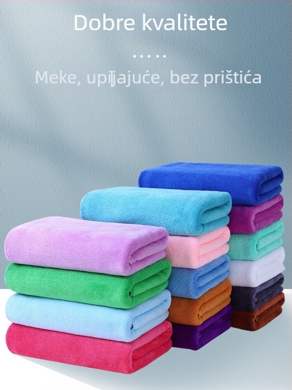 Turban od ručnika za salone ljepote, absorbentan, poliester, 100d pređa, Plain weave, težina <50 g, ručnik/lice