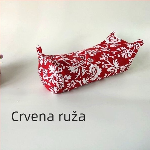 Jastučnica od grubog pamuka s motivom tigra za potporu vrata, s reaktivnom tiskom i bojom