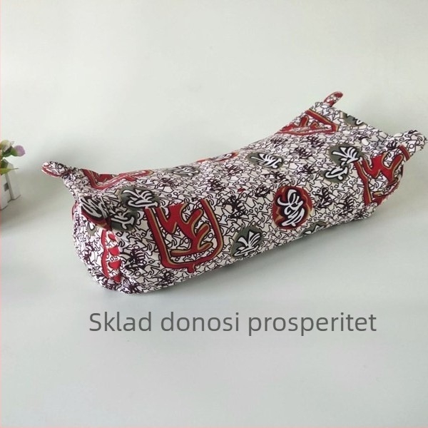Jastučnica od grubog pamuka s motivom tigra za potporu vrata, s reaktivnom tiskom i bojom
