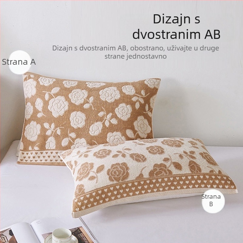 Jastučnica – Stari Šangajski stil, čisti pamuk, tiskanje i bojanje