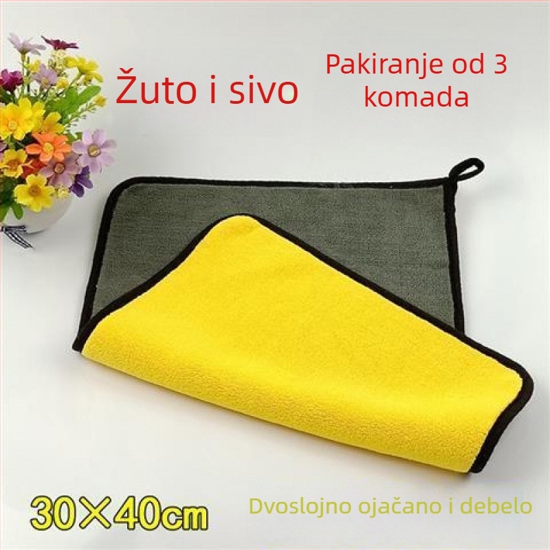 Krpa za čišćenje automobila, višenamjenski šal (Materijal: 80% poliester + 20% poliamid; Težina: 150 g)