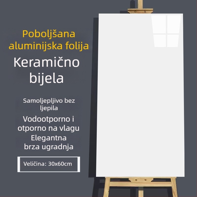 Samoljepljiva naljepnica za zid s imitacijom mramora, vodootporna za kupaonicu