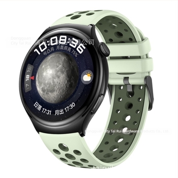 Silikonska narukvica za Huawei Watch 4/3, stil movement wind, kopča s pin bucklom, težina oko 20 g