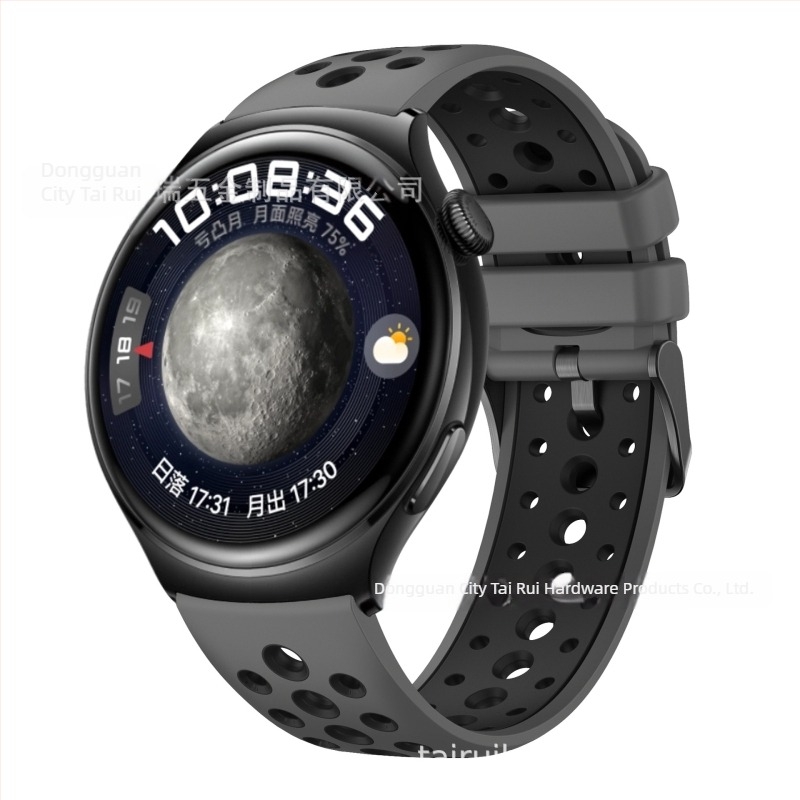 Silikonska narukvica za Huawei Watch 4/3, stil movement wind, kopča s pin bucklom, težina oko 20 g