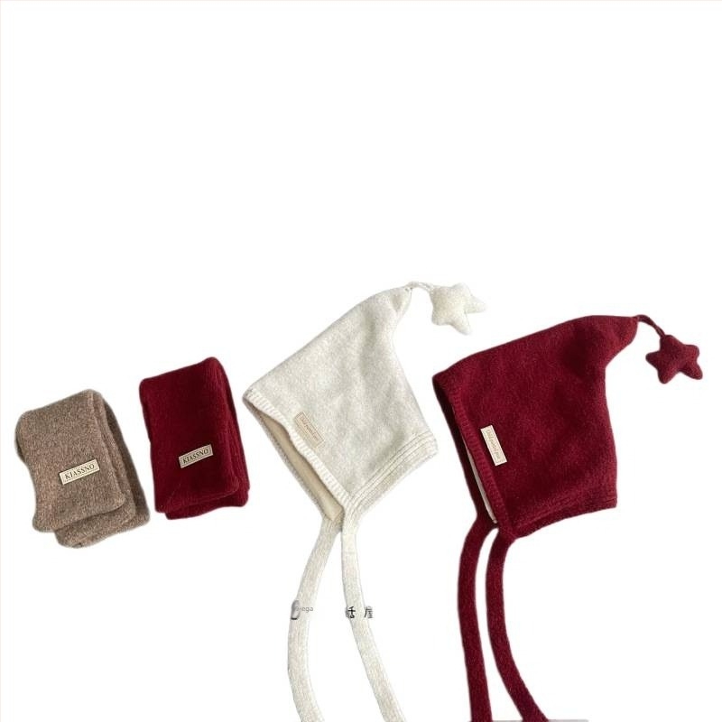 Top šešir s uzorkom zvijezda za djecu stariju od 10 godina, zvonoliki oblik, široka rubnica, zadržava toplinu i otporan na vjetar, satenska viskozna vlakna na Ice Hemp tkanini