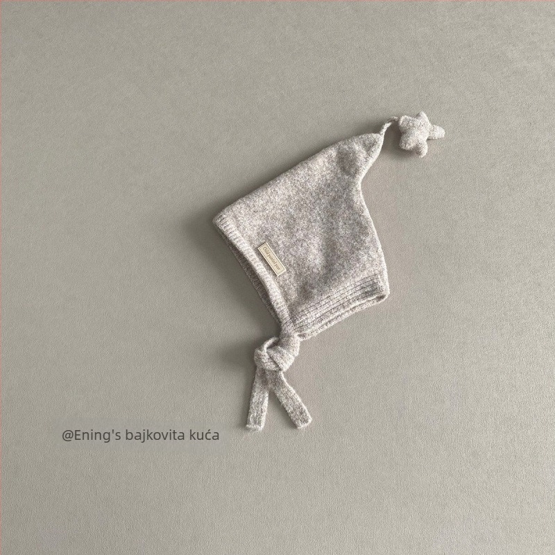 Top šešir s uzorkom zvijezda za djecu stariju od 10 godina, zvonoliki oblik, široka rubnica, zadržava toplinu i otporan na vjetar, satenska viskozna vlakna na Ice Hemp tkanini