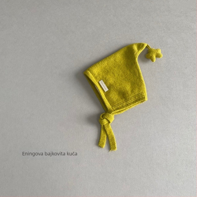 Top šešir s uzorkom zvijezda za djecu stariju od 10 godina, zvonoliki oblik, široka rubnica, zadržava toplinu i otporan na vjetar, satenska viskozna vlakna na Ice Hemp tkanini