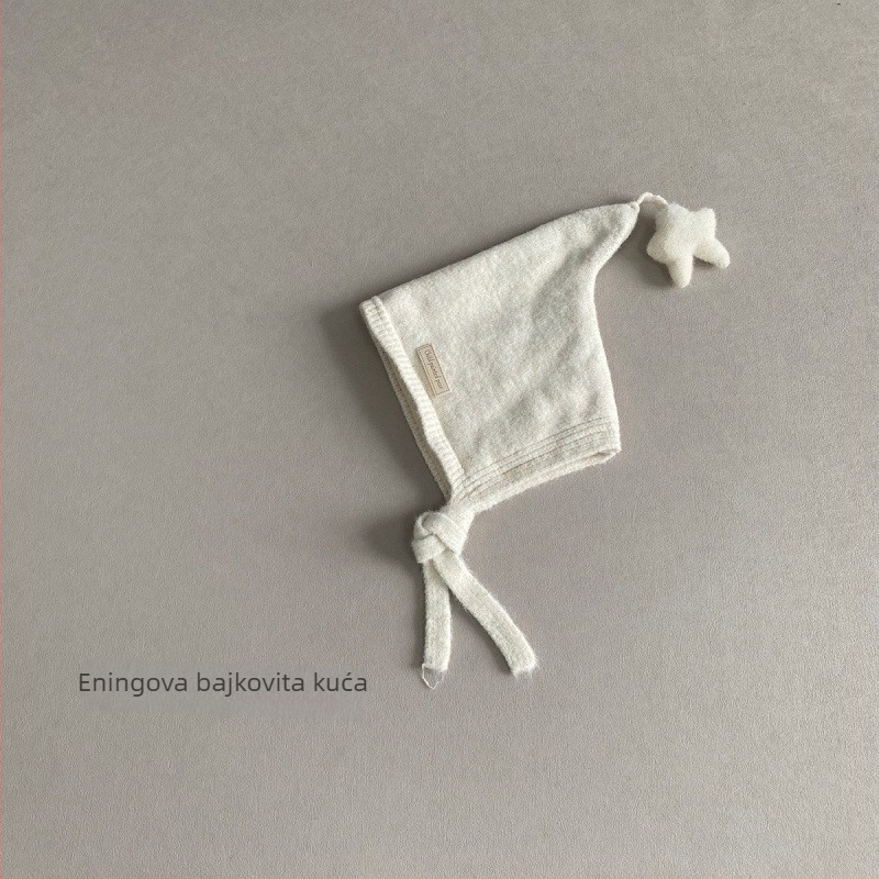 Top šešir s uzorkom zvijezda za djecu stariju od 10 godina, zvonoliki oblik, široka rubnica, zadržava toplinu i otporan na vjetar, satenska viskozna vlakna na Ice Hemp tkanini