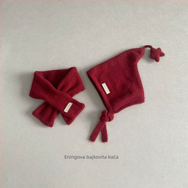 Top šešir s uzorkom zvijezda za djecu stariju od 10 godina, zvonoliki oblik, široka rubnica, zadržava toplinu i otporan na vjetar, satenska viskozna vlakna na Ice Hemp tkanini