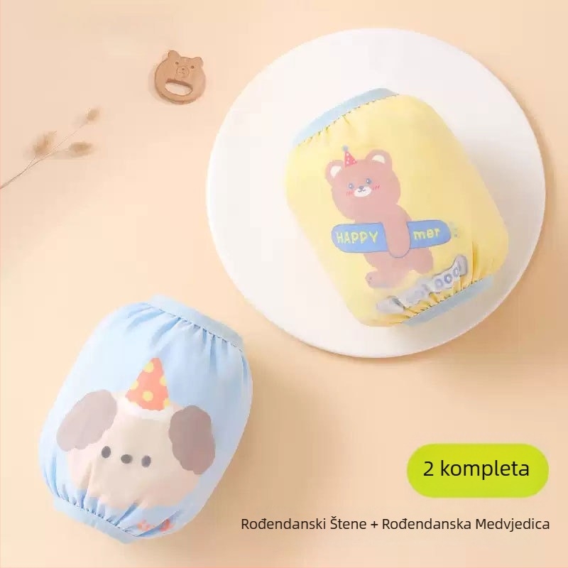 Dječje vodootporne rukave - cijelo godišnje (zima/proljeće/jesen), crtani uzorak, poliester vlakno, uzrast 1–13 godina, marka Wavelet Elephant