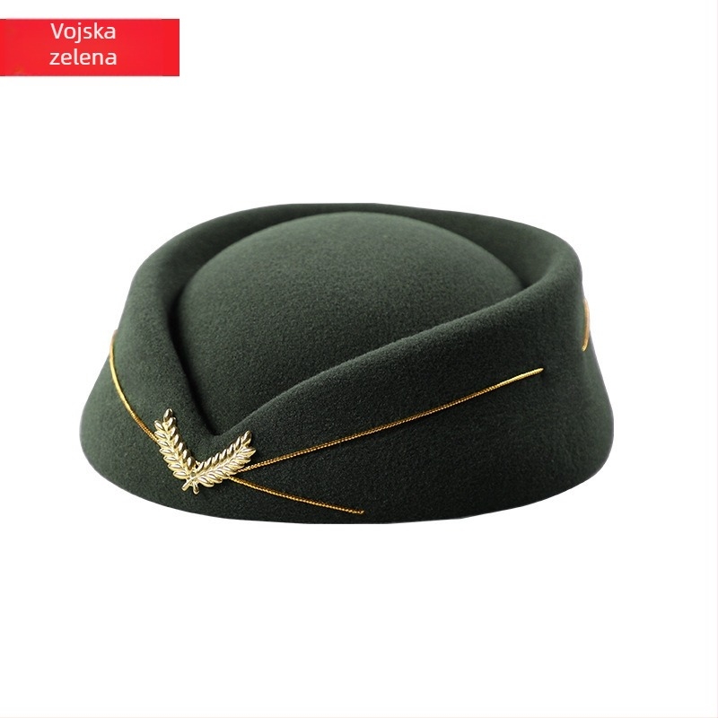 Ženski klobuk od vunenog filca, elegantan stil, jesen
