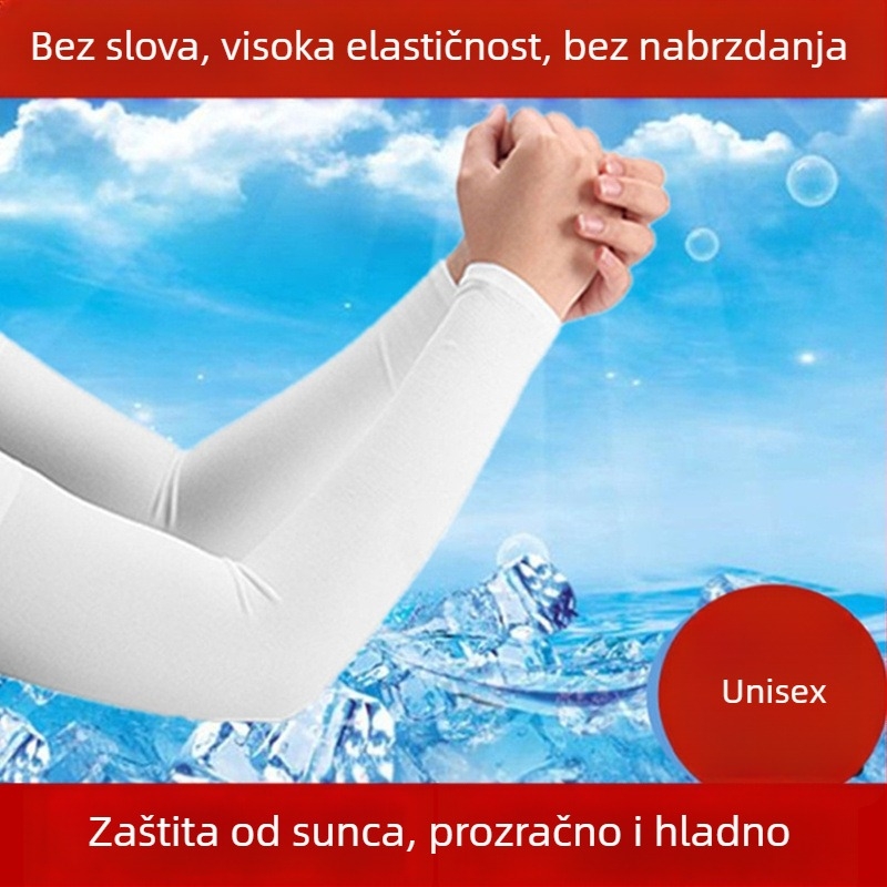 Rukavi od Ice Silk - UV zaštita za ljeto, mješavina poliestera 61-70% / viskoza 21-30%