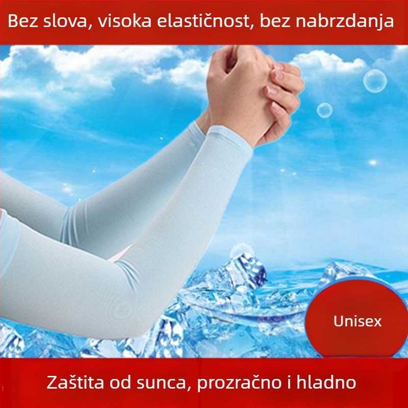 Rukavi od Ice Silk - UV zaštita za ljeto, mješavina poliestera 61-70% / viskoza 21-30%