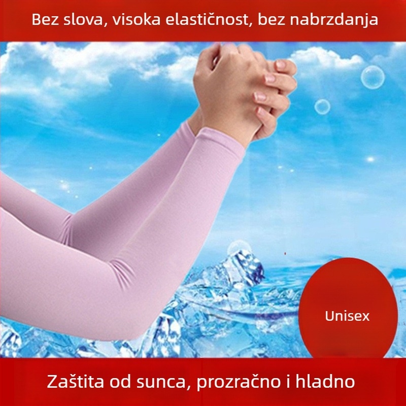 Rukavi od Ice Silk - UV zaštita za ljeto, mješavina poliestera 61-70% / viskoza 21-30%