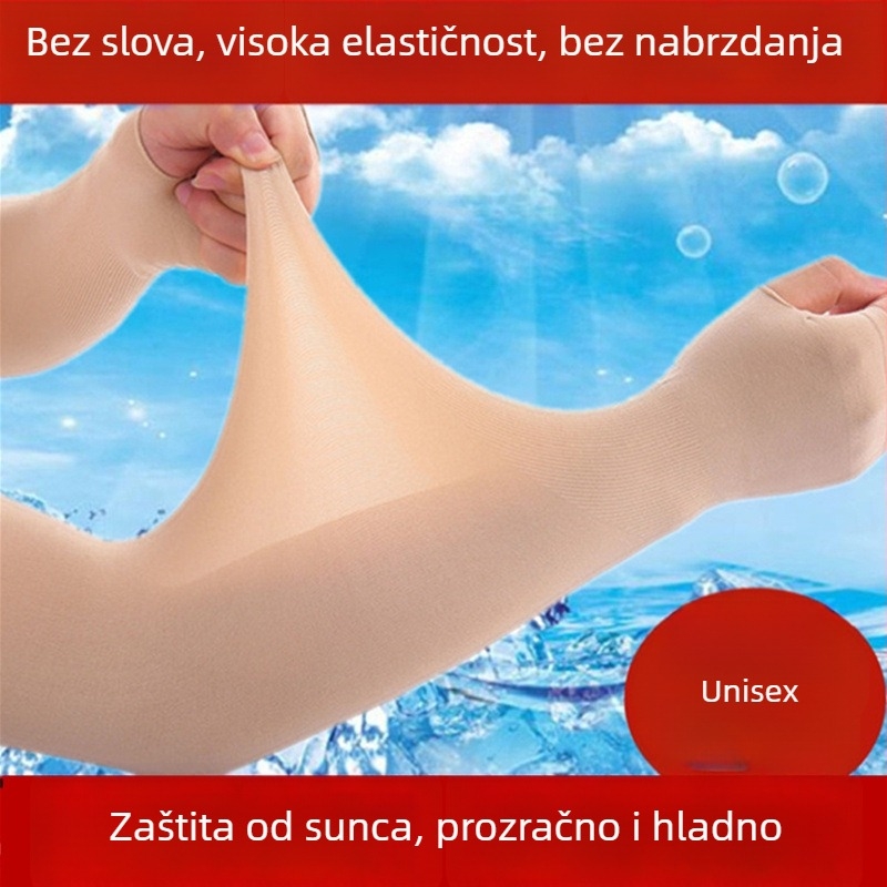 Rukavi od Ice Silk - UV zaštita za ljeto, mješavina poliestera 61-70% / viskoza 21-30%