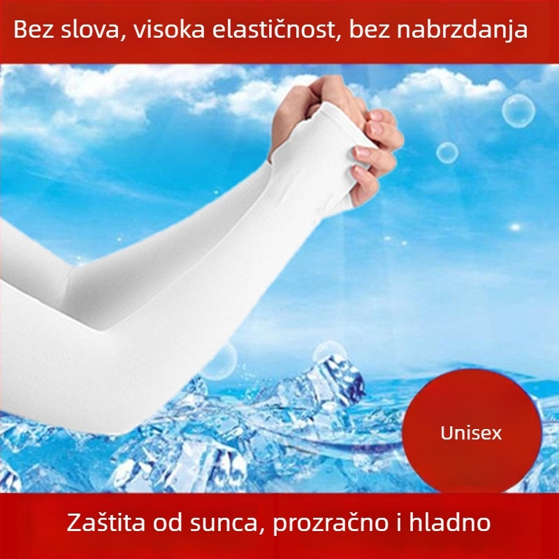Rukavi od Ice Silk - UV zaštita za ljeto, mješavina poliestera 61-70% / viskoza 21-30%