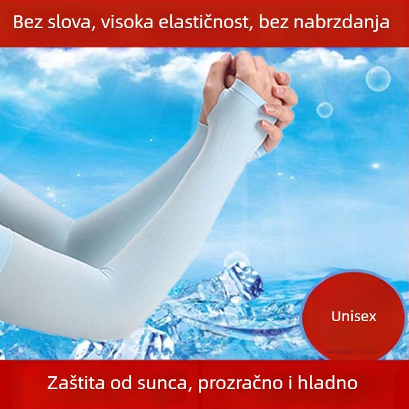 Rukavi od Ice Silk - UV zaštita za ljeto, mješavina poliestera 61-70% / viskoza 21-30%