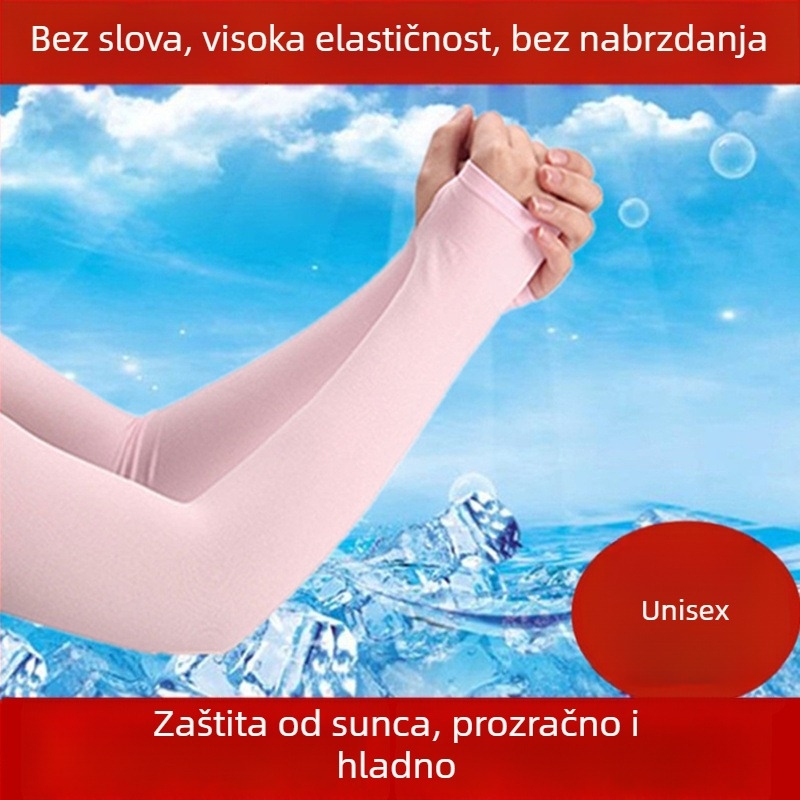 Rukavi od Ice Silk - UV zaštita za ljeto, mješavina poliestera 61-70% / viskoza 21-30%