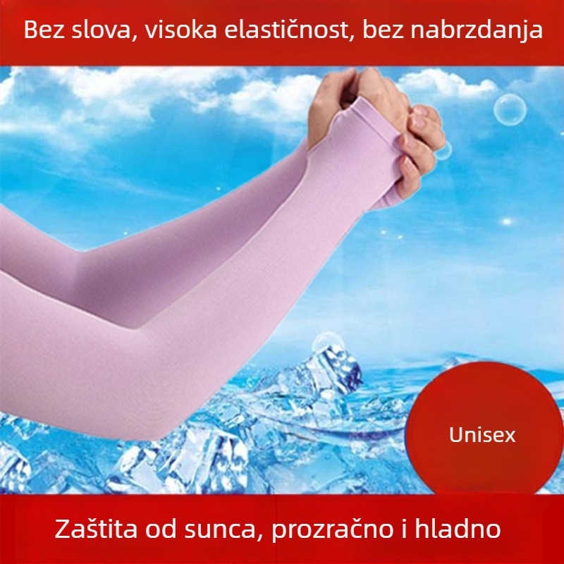 Rukavi od Ice Silk - UV zaštita za ljeto, mješavina poliestera 61-70% / viskoza 21-30%