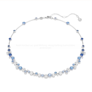 Bubble narukvica set – bakrena osnova, bambus lanac, privjesak od titan čelika, elektroplatina završna obrada, unisex, uključuje naušnice, ogrlicu i narukvicu