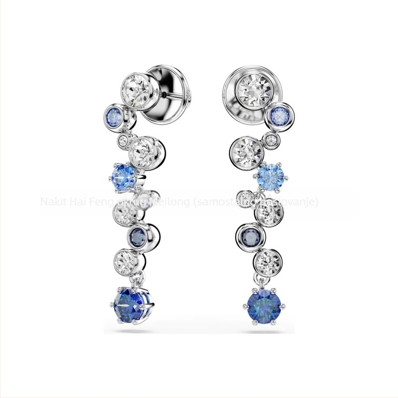 Bubble narukvica set – bakrena osnova, bambus lanac, privjesak od titan čelika, elektroplatina završna obrada, unisex, uključuje naušnice, ogrlicu i narukvicu