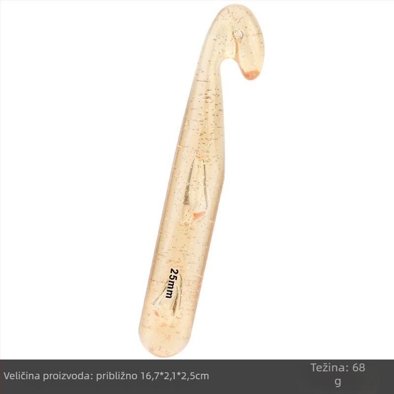 Set kukice za kukicu: prozirna debela plastična kukica za početnike; ZA marka; Wool braided set; moderni stil; bruto težina 241,8 g