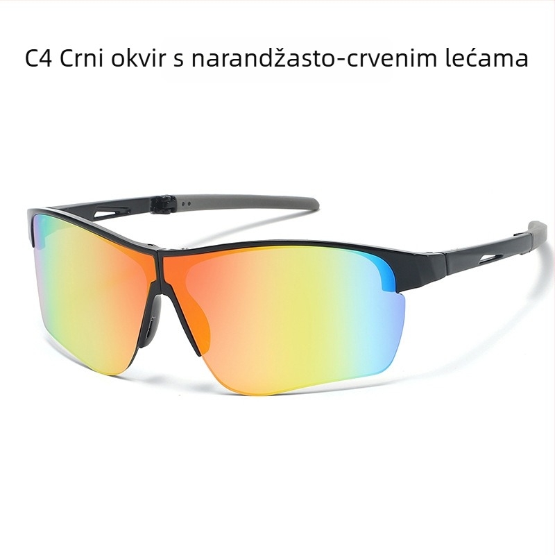 Ciklističke vjetrootporne naočale, PC okvir, model 099, zamjenjive leće, unisex