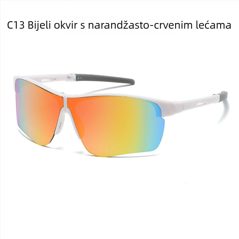 Ciklističke vjetrootporne naočale, PC okvir, model 099, zamjenjive leće, unisex