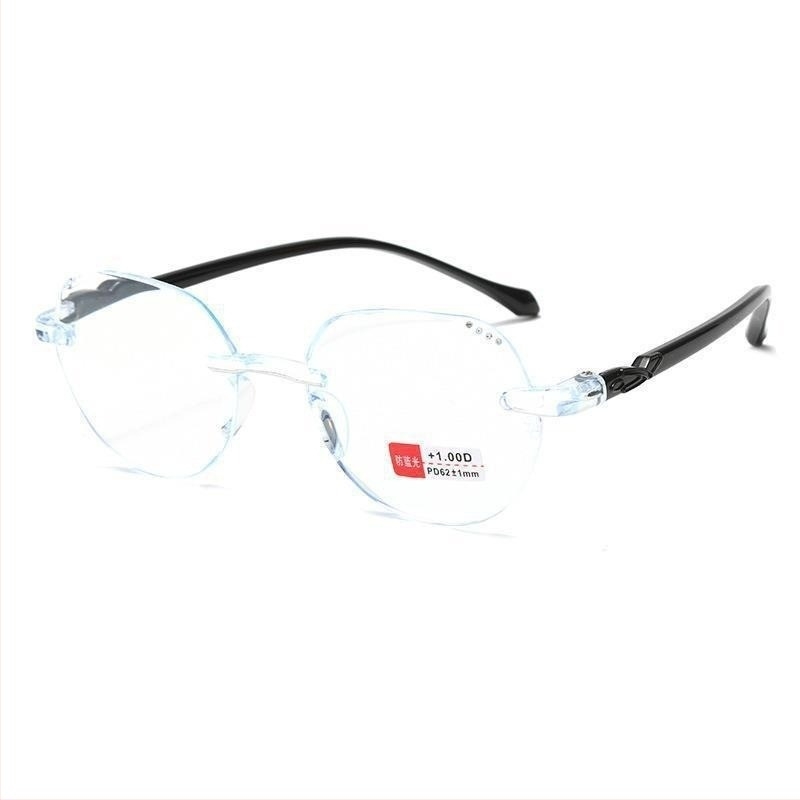 Naočale za čitanje s zaštitom od plave svjetlosti, lagane, 21 g, PC leće, kvadratne okvire