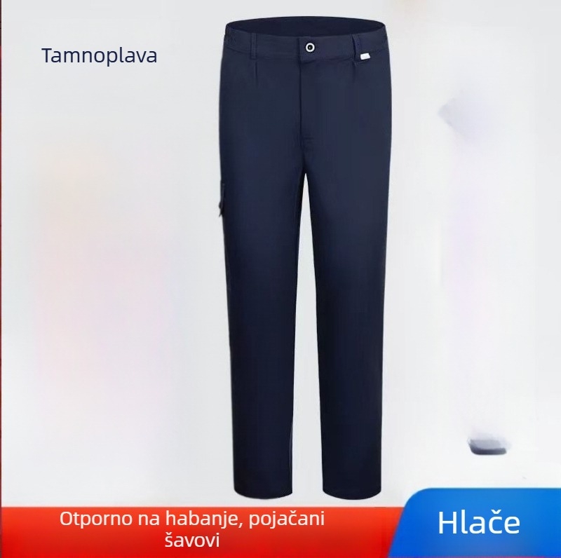 Zimska antistatička reflektirajuća pamučna radna odjeća – komplet za tvornicu i radionu, izdržljiva i otporna na prljavštinu.