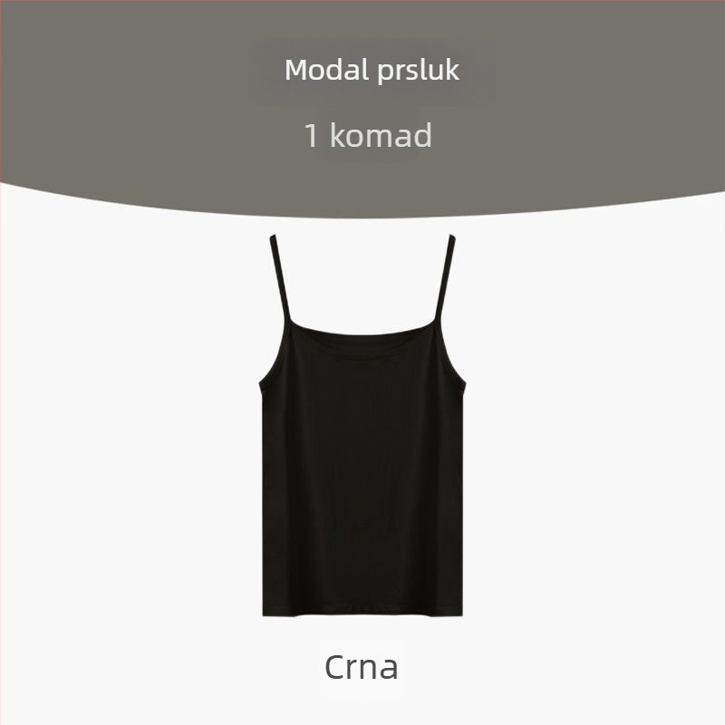 Kamisola s trakama, modalno-viskozni materijal (90–95% modal), nizak izrez, pogodno za sva godišnja doba