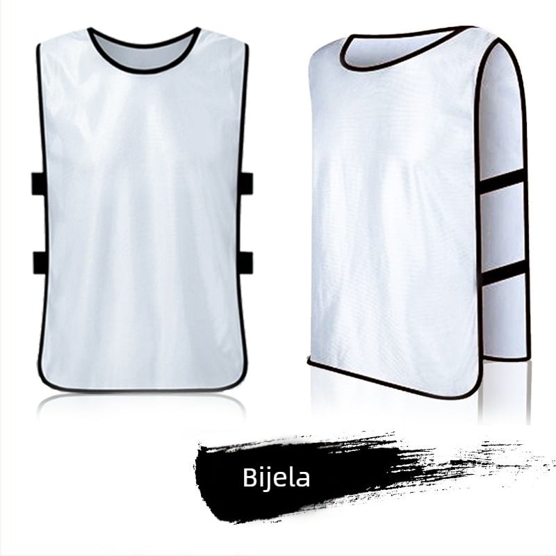 Trening vest za nogometne momčadi – unisex, poliester, print-ready jednodobni dizajn, cijele sezone, marka re-huo