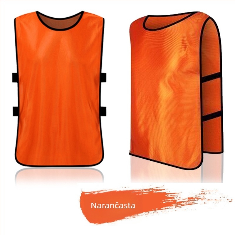 Trening vest za nogometne momčadi – unisex, poliester, print-ready jednodobni dizajn, cijele sezone, marka re-huo