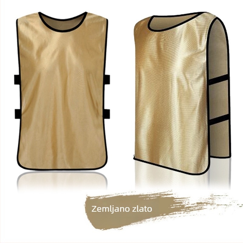 Trening vest za nogometne momčadi – unisex, poliester, print-ready jednodobni dizajn, cijele sezone, marka re-huo