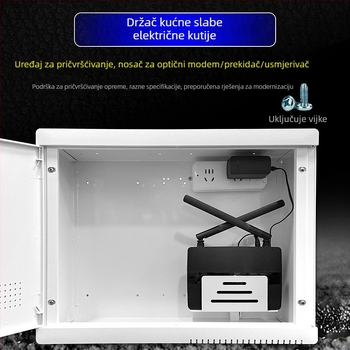 Držač za kućnu optičku kutiju – kompatibilan s Huawei H6 usmjerivačem i Q6 prekidačem, bez marke