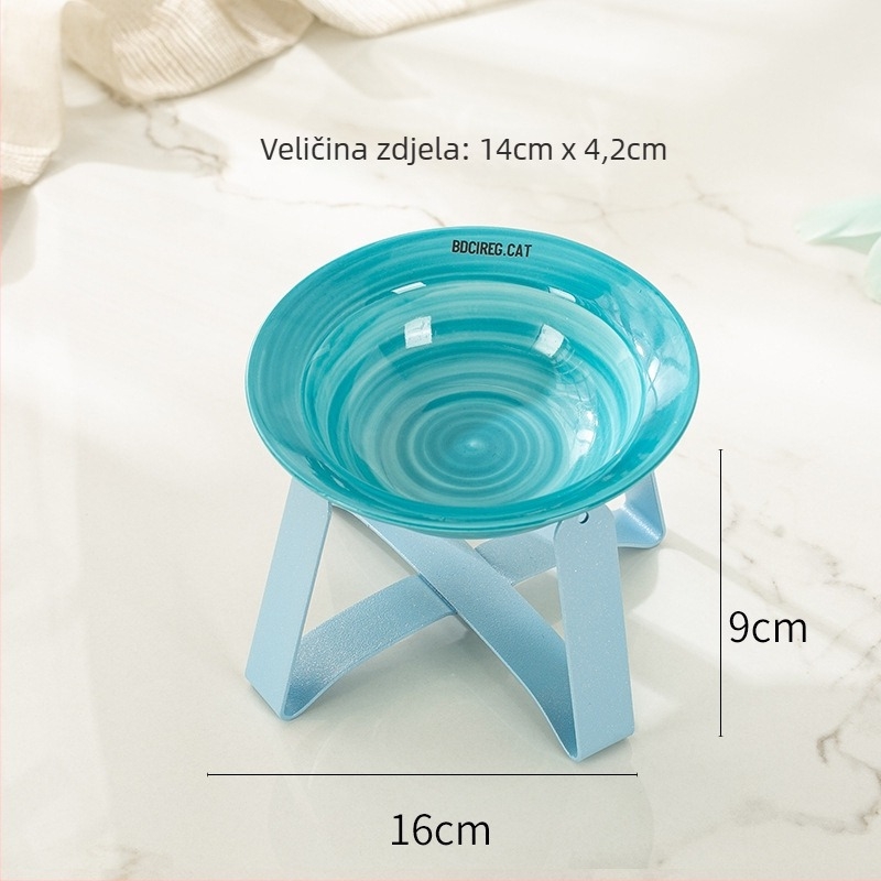 Keramička posuda za mačke s dizajnom UFO (Materijal: keramika; Namijenjeno: mačkama; Kategorija: hrana za kućne ljubimce)