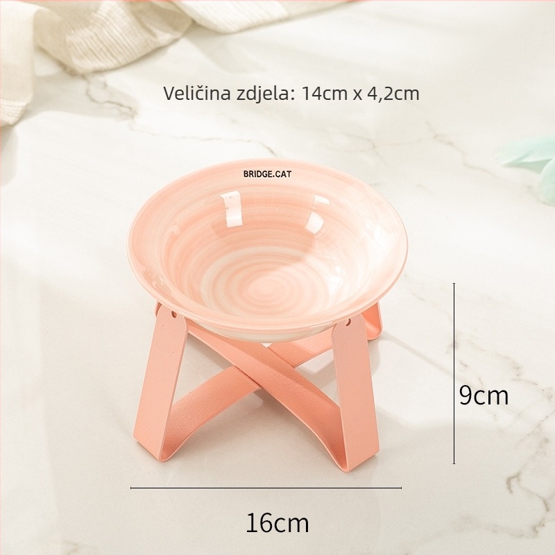 Keramička posuda za mačke s dizajnom UFO (Materijal: keramika; Namijenjeno: mačkama; Kategorija: hrana za kućne ljubimce)