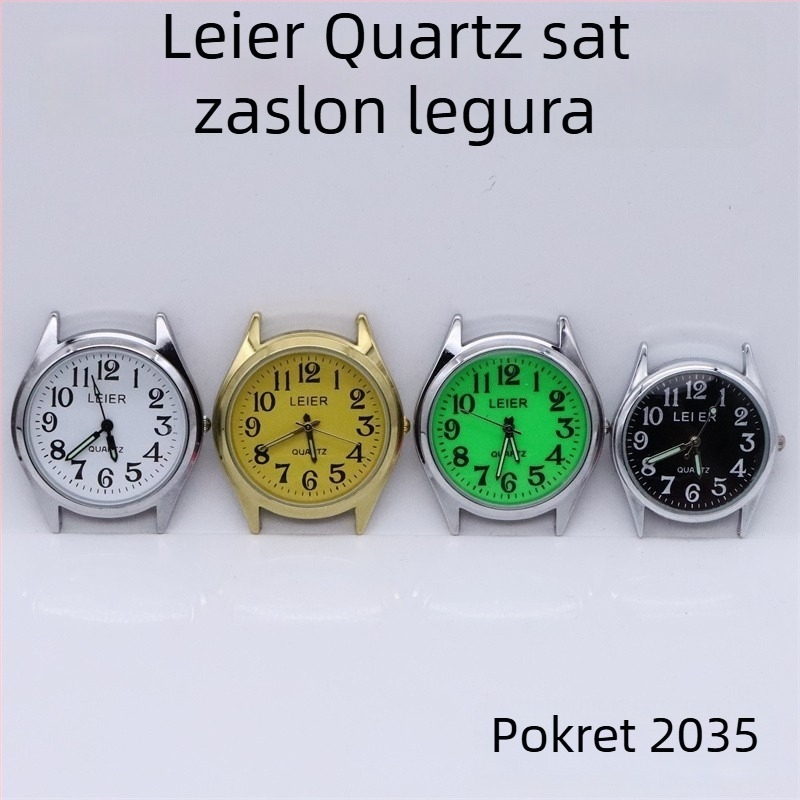 Rael sat za odrasle s kućištem od legure, Miyota 2035 kvarcni mehanizam, okrugli brojčanik, analogni prikaz, vodootporan do 30 m