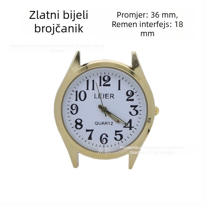 Rael sat za odrasle s kućištem od legure, Miyota 2035 kvarcni mehanizam, okrugli brojčanik, analogni prikaz, vodootporan do 30 m
