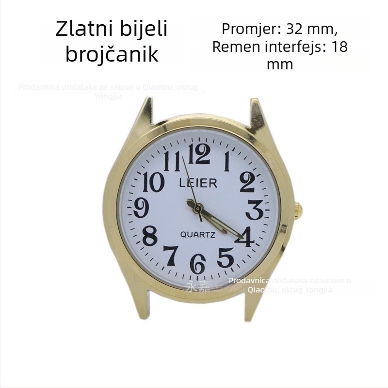 Rael sat za odrasle s kućištem od legure, Miyota 2035 kvarcni mehanizam, okrugli brojčanik, analogni prikaz, vodootporan do 30 m