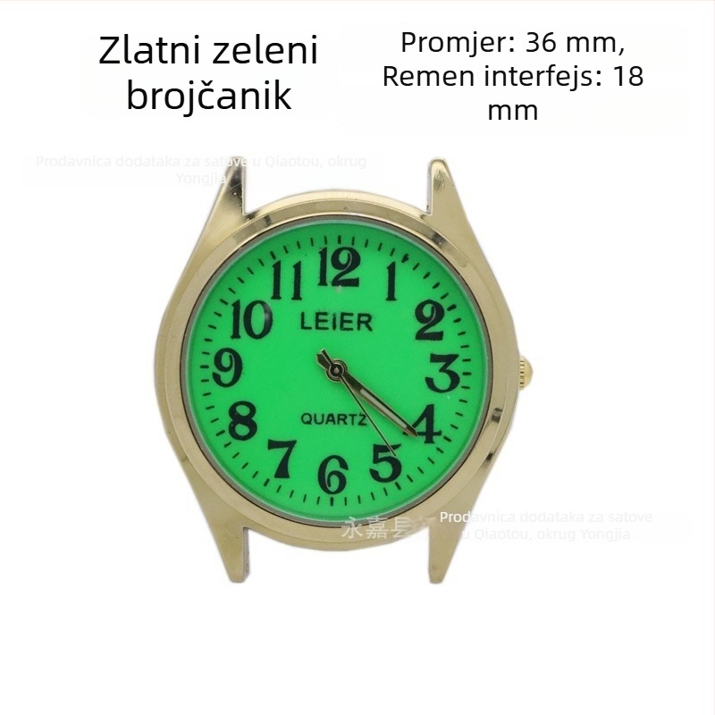 Rael sat za odrasle s kućištem od legure, Miyota 2035 kvarcni mehanizam, okrugli brojčanik, analogni prikaz, vodootporan do 30 m