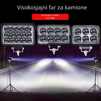 Kamion LED reflektor 12–24V anti-fog svjetlo, Model 1, Kompatibilan s 1 modelom — Tianzhiba