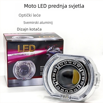 Devil Eye LED prednje svjetlo za motocikl s integriranom lećom, IP68, 25W, 9-60V, 3000 lm