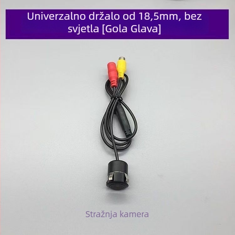 Kamera za retrovizor montirana na vozilu s infracrvenim noćnim vidom, CCD senzor, vodootporna, 12V napajanje