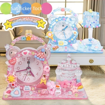 Dječji budilnik, crtani stil, baterijsko napajanje, elektronički pogon, plastično kućište