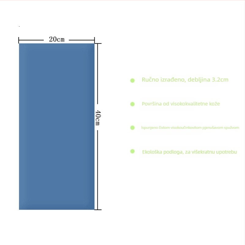 Dječja zaštitna meka zidna podloga s tatami pozadinom, samoljepljiva — PVC materijal, crtani stil, jednobojni uzorak, prilagodljivo, pogodna za dnevni boravak, spavaću sobu, vanjske prostore i restoran
